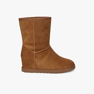 Ugg Classic Femme Short Klassiska Stövlar Dam Bruna (802756PHA)